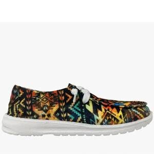NEW GYPSY JAZZ women's aztec adair casual flats in multi